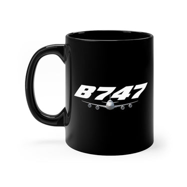 BOEING 747 DESIGNED MUG Printify